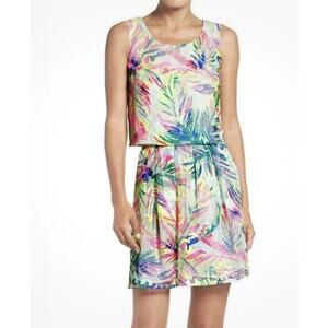 Lilly Pulitzer Tropical Outfit Skirt Crop Top Set 2 Pieces Island Time Size 6